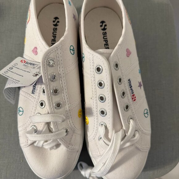 Superga Women's Platform Canvas Size 7.5 NWT - Picture 1 of 6